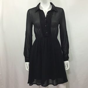 Ya Los Angeles Black Sheer Dress